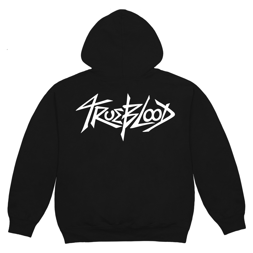 TRUEBLOOD LOGO HOODIE (BLACK)